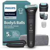 Philips Bodygroomer Series 7000 – Men's Trimmer, 2D Shaving Head with Triple Protect for Intimate Areas, Interchangeable Accessories, Shower-Proof, 120 min Battery Life, BG7480/15