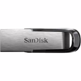 SanDisk Ultra Flair 128 GB Flash Drive (USB-stick, snelheden tot 150 MB/s, USB 3.0, Wachtwoordbeveiliging, Een elegante en robuuste metalen behuizing) Zilver/Zwart