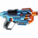 Hasbro Nerf Elite 2.0, Commander RD-6, Blaster à Fléchettes en Mousse avec Barillet Rotatif et 12 Fléchettes, Jouet pour Enfants, Filles et Garçons dès 8 Ans Jeux d'extérieur
