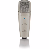 Microphone à condensateur de studio USB Behringer C-1U