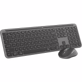 Logitech MK950 Signature Slim – Draadloos Toetsenbord en Muis AZERTY FR, Elegant design, Stille aanslag en klikken, 3 apparaten, Multi-OS, Windows en Mac – Grafiet