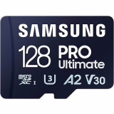 Samsung Carte Mémoire MicroSDXC, PRO Ultimate MB-MY128SA/WW, 128 Go, vitesse de lecture jusqu'à 200 Mo/s, fournie avec adaptateur SD