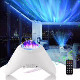LED Starry Sky Projector for Children and Adults, Galaxy Aurora Borealis Projector with Bluetooth Speakers and White Noise, Star Projector Lamp for Bedroom Ceiling