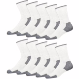 10 Paires de Chaussettes de Sport en Coton pour Homme – Chaussettes Hautes de Travail