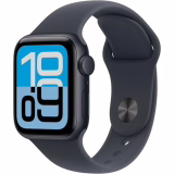 Apple Watch SE 3 GPS, 40mm Midnight Aluminum Case with Midnight Sport Band - S/M Size