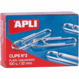Apli 5Star 505337, 503352 Paper Clips, 32mm Metal