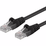 Câble de brassage PremiumCord UTP RJ45-RJ45 Cat6 5 m Noir