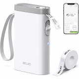 Nelko Labelprinter, Bluetooth P21, Draagbare zelfklevende etiketteermachine, Draadloos, Mini labelprinter voor iOS Android, voor Thuis, Kantoor, Wit
