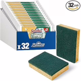 Spontex Eponges Très Vertes Grattantes-Fibres recyclées Sponge Scourer Case