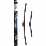 Bosch Balais d'Essuie–Glace Plats Aerotwin A422S, Longueur: 650mm/400mm – 1 Paire de Balais avant