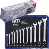 BGS 1197 - Combination Wrench Set - 6-22 mm - 12 Pieces