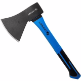 HÖGERT TECHNIK Universal Axe 600 g with Fiberglass Handle, for Splitting and Cutting, Hardened Blade 47-55 HRC, Ergonomic Non-Slip Handle, DIN 5131