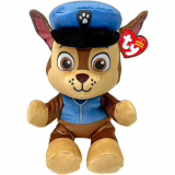 TY - Knuffel Pat' Patrouille - Chase - 15cm - Knuffel om te Verzamelen, Bruin, Blauw
