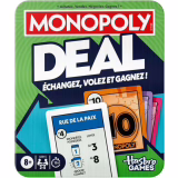 Monopoly Deal, Jeu de Cartes dans Une boîte en métal | dès 8 Ans | 2 à 5 Joueurs | 15 Min. | Jeu Familial pour Enfants, Ados et Adultes I Jeu de Voyage | Version française