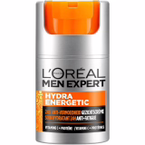 L'Oréal Paris Men Expert Hydra Energetic Anti-vermoeidheidshydraterende verzorging, met eiwitten en vitamine C - 50 ml, verpakking kan variëren