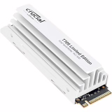 SSD interne Crucial T705 2 To M.2 NVMe PCIe 5.0 x4 Gen5 avec dissipateur thermique blanc, vitesses de lecture jusqu'à 14 500 Mo/s et d'écriture jusqu'à 12 700 Mo/s, pour PC de bureau, mémoire NAND TLC - CT2000T705SSD5A