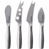 Boska Mini Copenhagen 4-Piece Cheese Knife Set - Stainless Steel - Suitable for All Types of Cheese