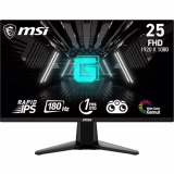 MSI G255F Écran Gaming FHD 24,5 Pouces - Dalle Rapid IPS 1920 x 1080, 180 Hz / 1ms (GtG), Gamme de Couleurs sRGB 99%, Adaptive-Sync - DP 1.2a, HDMI 2.0b CEC