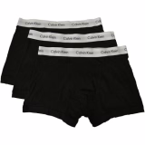 Calvin Klein 3P Trunk, herenslip, zwart, maat L