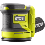 RYOBI - Ponceuse Excentrique Sans Fil 18V ONE+ RROS18-0 – Plateau Ø125 mm, Collecteur de Poussière, Mouvements Orbitaux Puissants – Finition Bois, Peinture, Métal – Batterie Non Incluse