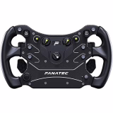 FANATEC Simulation de Course CSL Volant GT3 — Poignées Caoutchouc Surmoulées, Levier de Vitesse Magnétique, Deux Palettes Analogiques, Écran OLED, QR2 Lite Wheel-Side Préinstallé — PC, Xbox Series X|S
