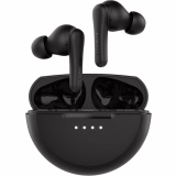 Écouteurs sans fil Belkin SoundForm Rhythm True Wireless : microphone intégré, autonomie de 28 heures, étanches (IPX5), charge rapide USB-C, compatibles Bluetooth avec iPhone, iPad, Galaxy, Pixel et autres appareils – Noir