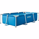 Intex Piscine Metal Frame Junior rectangulaire Tubulaire (l) 2,20 x (l) 1,50 x (h) 0,60m