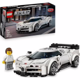LEGO Speed Champions Hypercar Bugatti Centodieci - Jouet Voiture de Sport - Maquette à Construire avec Minifigurine de Pilote - Idée de Cadeau d'anniversaire pour Garçon dès 9 Ans 77240
