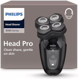 Philips Head Shaver Pro 5000 Series - Rasoir pour la tête pour hommes et femmes, tête flexible à 360° et lames ComfortCut pour un rasage efficace tout en douceur pour la peau, modèle HS5980/15
