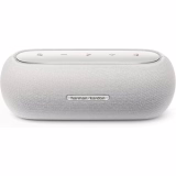 Harman Kardon Luna, Enceinte portable Bluetooth, autonomie de 12 h, étanche à l'eau et à la poussière IP67, son et basses puissantes, Gris