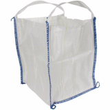 Perel Big Bag 55L, 55 kg, 40 x 40 x 45 cm, 2 poignées, sac à gravats pour déchets de chantier sable gravier déchets de jardin, polypropylène 110 g/m²