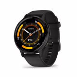Garmin Venu 3, Smartwatch, Sports Watch, AMOLED Display, 14-Day Battery, Voice Assistant, Music, Garmin Pay, Sleep Coaching, Black