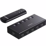 Switch HDMI UGREEN 5 en 1 sortie, compatible avec PS5/4/3, Xbox, Apple TV, Skybox, Blu-Ray, HDTV, Monitor etc.