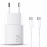 Snellader voor iPhone 17/16/15, 1M USB-C kabel met PD 3.0 voedingsadapter