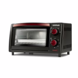 G3 Ferrari G10169 Il Moro 10 Electric Oven, 10 liters, 800 W, 60 min timer, drop-down door for easy cleaning, 100-230°C, stainless steel grid, red/black