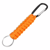 OFFCUP Paracord Schlüsselanhänger, Schlüsselband Schlüsselring mit Karabiner, Karabinerhaken D Ring Multifunktion Paracord Anhänger Geflochtenes Lanyard für Camping Wandern Rucksackreisen