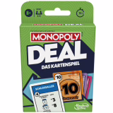 Monopoly Deal Kartenspiel, la version rapide du classique, jeu de stratégie pour adultes et enfants, idéal pour en voyage ou cadeau
