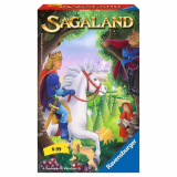 Ravensburger 23318 - Sagaland, Jeu de voyage pour 2-4 joueurs, jeu d'enfant à partir de 6 ans, format compact, jeu de voyage, jeu de plateau