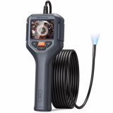 Caméra Endoscopique DEPSTECH avec Zoom 2X, HD 1080P, Écran IPS de 2,4 pouces, Caméra Étanche IP67, Câble Semi-rigide de 5M