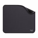Logitech Mouse Pad - Studio Series, Computer Mouse Pad, Anti-Slip Rubber Base, Easy Glide, Spill-Resistant, Durable, Portable, Modern - Gray
