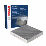Bosch R5031 Filtre d'Habitacle à Charbon Actif de Remplacement - Contre les Mauvaises Odeurs, le Pollen et la Poussière pour un air plus pur à l’Intérieur du Véhicule