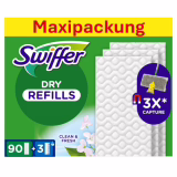 Remplissage de balais Swiffer, 90 broches sèches et 3 broches humides