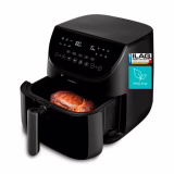MEDION Airfryer XXL 6.6 L - Heißluftfritteuse avec thermomètre de viande, fonctionnement silencieux, programmes automatiques avec réglage du ventilateur, anti-adhésion PFAS-libre
