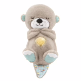 Fisher-Price Kussen Otter met beweging en muziek voor baby's vanaf de geboorte, baby-uitrusting, pasgeborene, babyspeelgoed vanaf de geboorte, doopcadeau en cadeau voor pasgeborene, FXC66