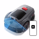 Robot tondeuse sans fil MOVA ViAX 500, recommandé pour jardins de 600 m², cartographie assistée par IA, LiDAR 360° + double vision IA, évitement d'obstacles, trajectoire U, coupe des bords, contrôle via l'application