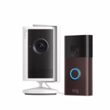 Ring Binnenlamp Plus (nieuwe generatie) met Draadloze Videodeurbel | Bewakingscamera op netstroom | 2K-resolutie, 4x zoom