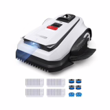 Kit de maintenance Ecovacs Goat A1600 LiDAR Pro Robot Tondeuse sans Fil, 48 lames supplémentaires, fil coupe-bordures (4) + vis (4), cache fil coupe-bordures (2) + vis (2)