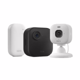 Caméra Blink Outdoor 4 + Caméra Mini 2K+ Blanc (nouvelle génération) : caméra de surveillance connectée HD sans fil, 2 ans d'autonomie - système 1 caméra avec Sync Module Core
