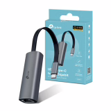 Adaptateur LAN USB C 2,5 G - Adaptateur Ethernet RJ45-2500 Mbps - Compatible avec Windows, Mac OS, iPadOS, Chrome OS, Linux OS et iOS, Pliable