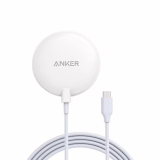 Anker PowerWave Magnetische draadloze oplader, draadloze oplader met USB-C-kabel van 1,5 m, Qi-gecertificeerd voor iPhone 17 Pro Max/17 Pro/17/16/15/14/13/12 (zonder adapter)